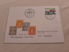 Rare Enveloppe Philatélique Club Saint-Imier - Timbres!