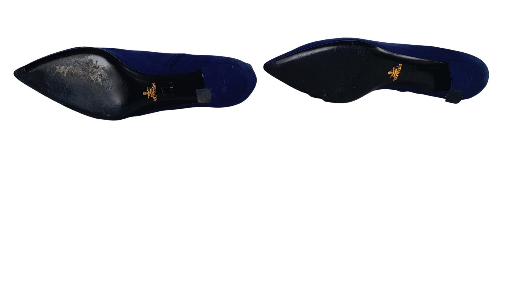 Prada Damenschuhe: PRADA Stiefeletten-Heels Gr. 39 Blau – Neu (gemäss Beschreibung) aus Wangen b. Olten von Restwert_Wangen 2