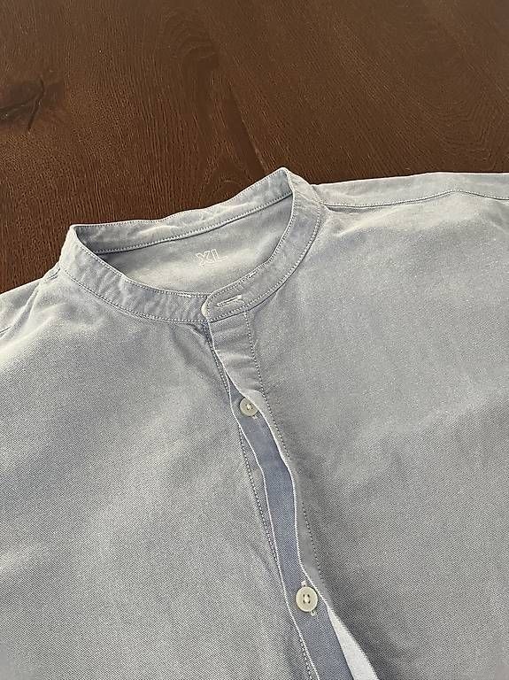Camicie: Hellblaues Muji Hemd mit Mao Kragen – Usato da Zürich venduto da joe_zh8048 1