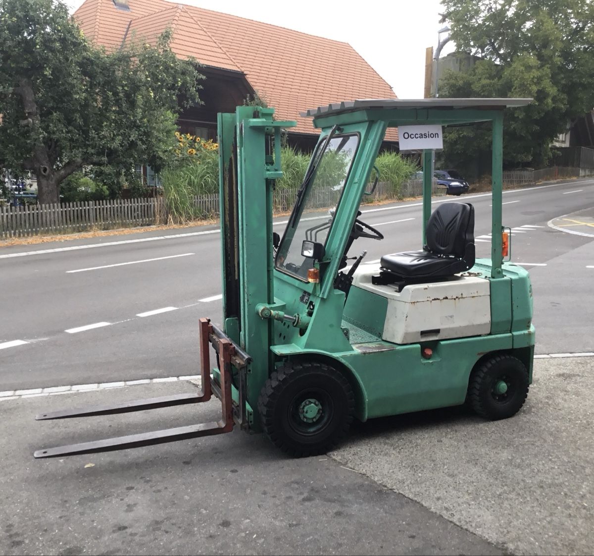 Mitsubishi Gabelstapler & Hubwagen: Gabelstapler Mitsubishi FD15 Diesel – Gebraucht aus Mülchi von BP_178