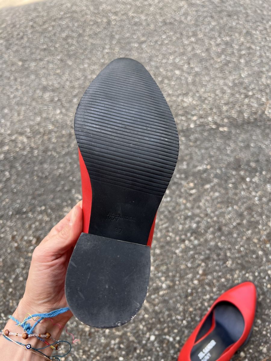 Jil Sander Scarpe da donna: Pumps Jil Sander, Gr. 37, rot schwarz  – Usato da Solothurn venduto da Brini06 3