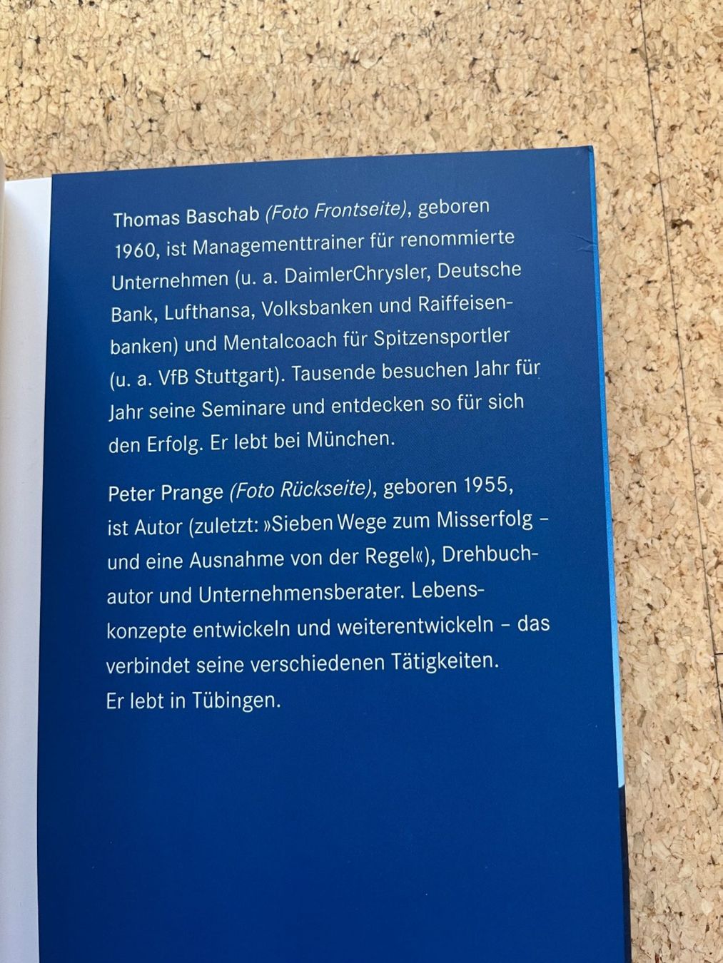 Libri: Taschenbuch "Träume wagen!", Th. Baschab & P. Prange – Usato da Grosswangen venduto da Vita500 3