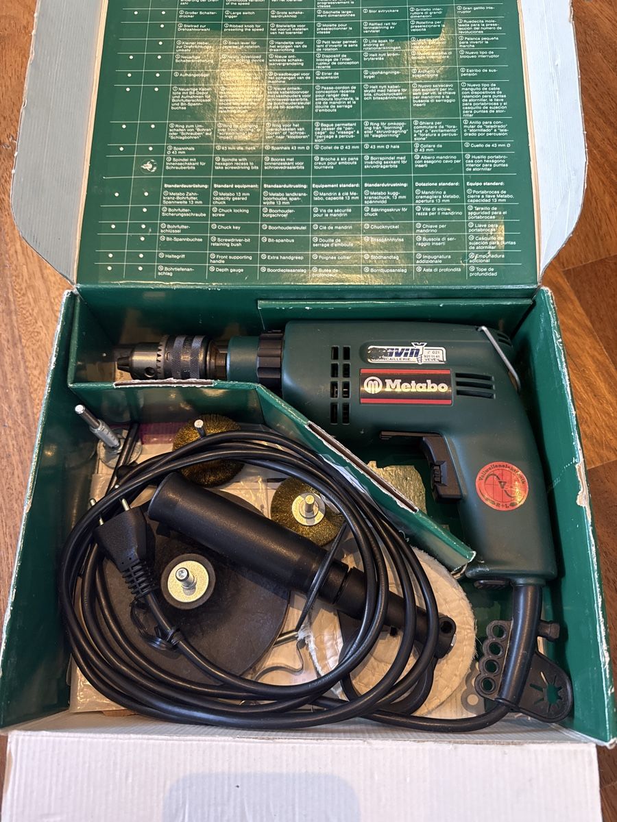 Metabo Trapani: Perceuse à percussion Metabo Sb 505 R+L – Usato da Montreux venduto da kingfisherbeach 1