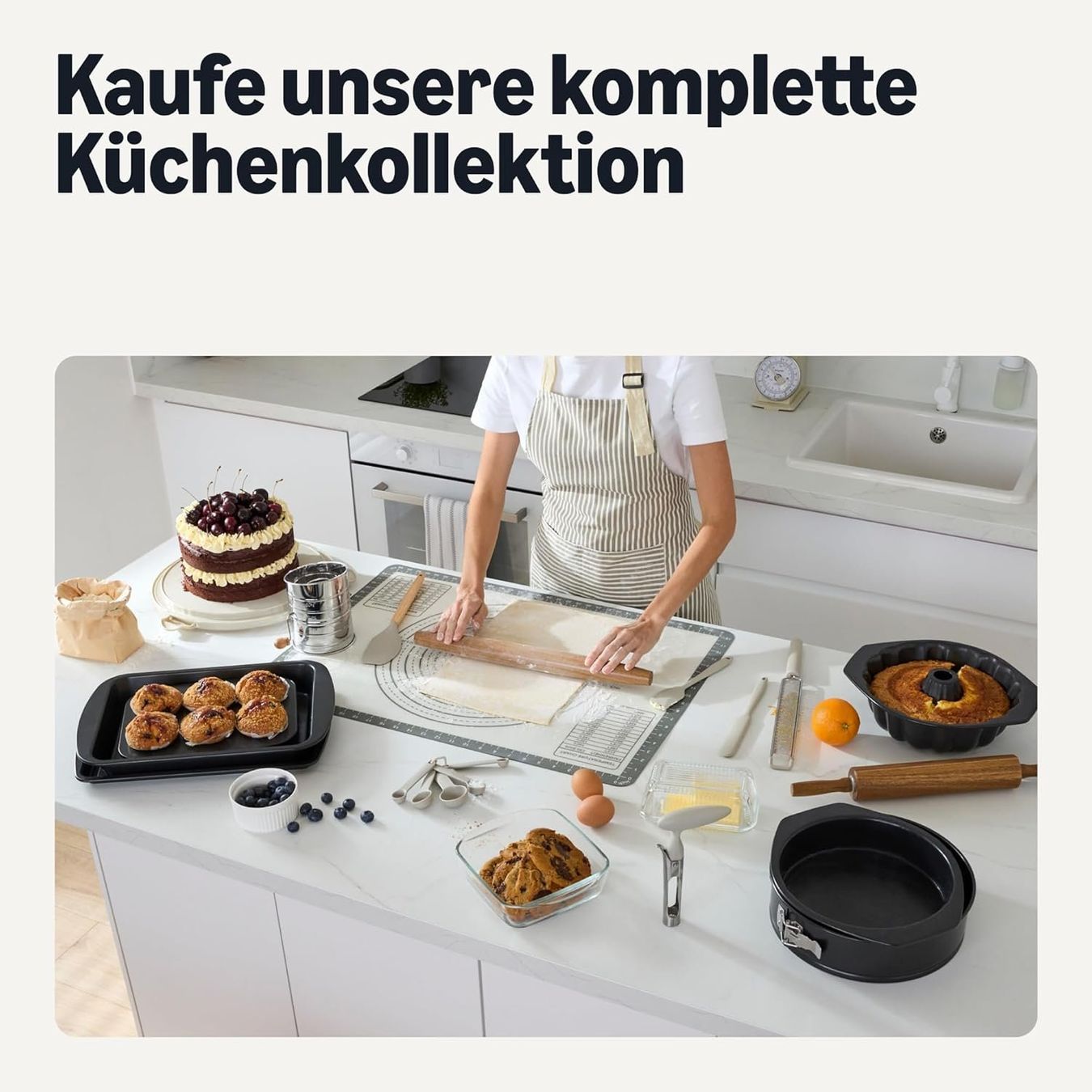 Backformen: Glas-Backformen Set 6-teilig mit Deckel | Ofenfest – Neu und originalverpackt aus Suhr von SchnapperCH 6
