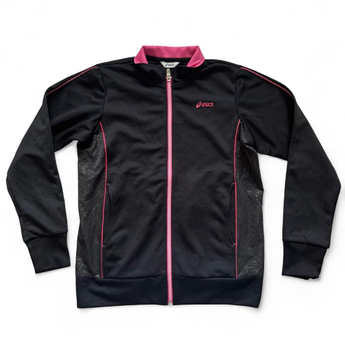 Asics Giacche: Schwarze Sportjacke Asics Gr.M – Usato da Oberwil BL venduto da olibbg