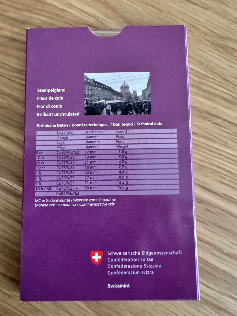 Toutes les monnaies: Schweizer Münzen Set Stempelglanz 2011 im OVP – Neuf avec emballage d'origine à Basel par triniswiss68 1