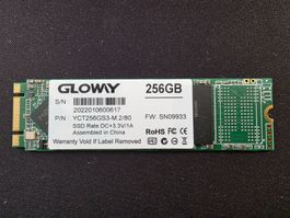 SSD GLOWAY YCT256GS3-M.2/80 SATA3 B+M KEY M.2 2280 (256GB)