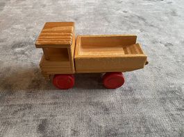 Holzspielzeug, Kipplaster, 27 cm, Massivholz 