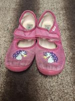 Gr 30 Superfit Finken- Hausschuhe Pink mit Einhorn 