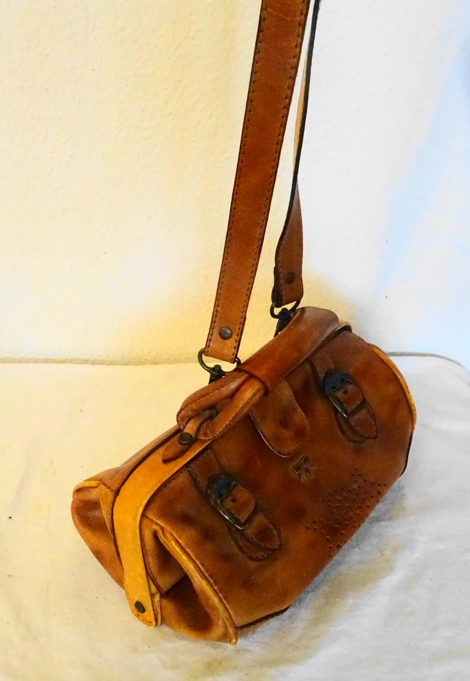 Pikolinos Borse da donna: Pikolinos Ledertasche, hellbraune Umhängetasche – Usato da Zürich venduto da Connie8 4