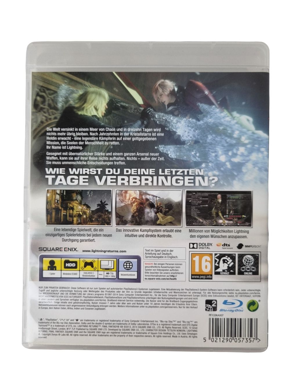 Giochi: PLAYSTATION NETWORK Lightning Returns PS3 – Usato da Wangen b. Olten venduto da Restwert_Wangen 1