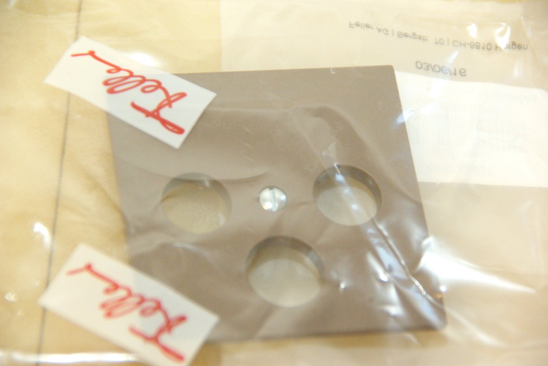 Feller Stecker: Feller Edizio Frontabdeckung, braun – Neu und originalverpackt aus Herisau von Cevianer1844 1
