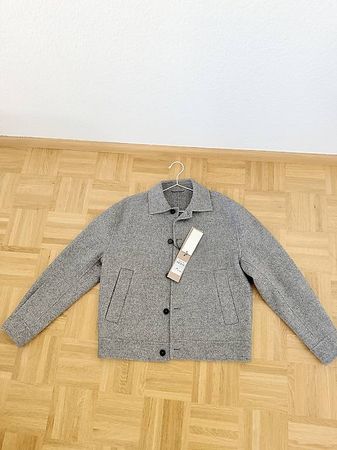 Massimo Dutti Jacke Grau