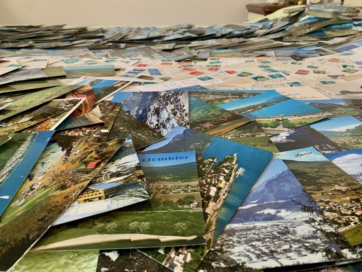 Cartoline postali: XXL Konvolut Schweizer Ansichtskarten, über 1600 Stk. – Usato da Wallisellen venduto da Died 8