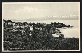 St. Aubin /Neuchâtel, Teilansicht mit B