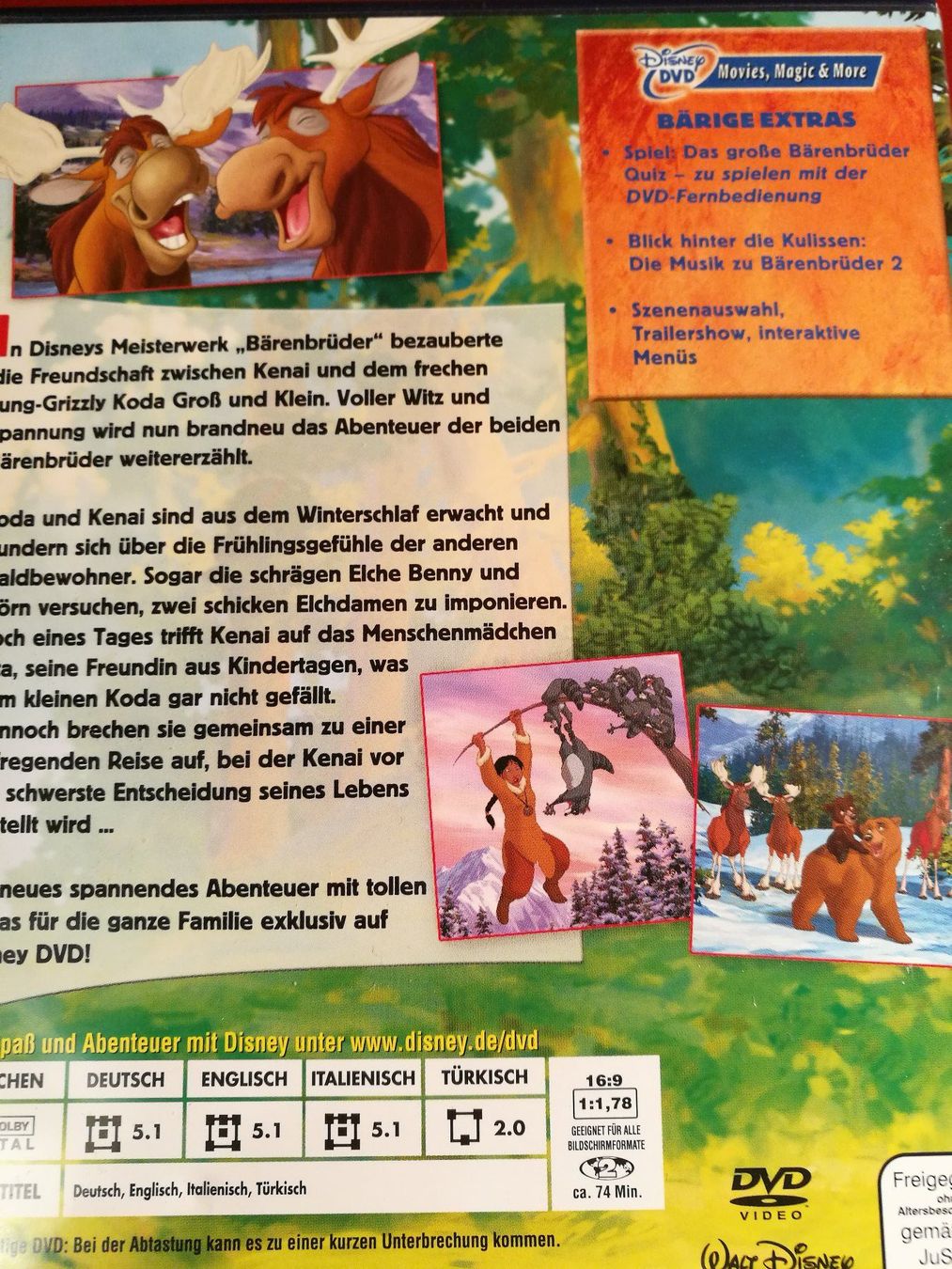 Alle DVDs: Bärenbrüder 2 DVD von Walt Disney – Neu (gemäss Beschreibung) aus Horn von sonjamenzi 1
