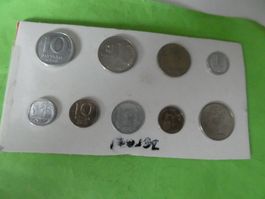 Israel, 9 alte Münzen