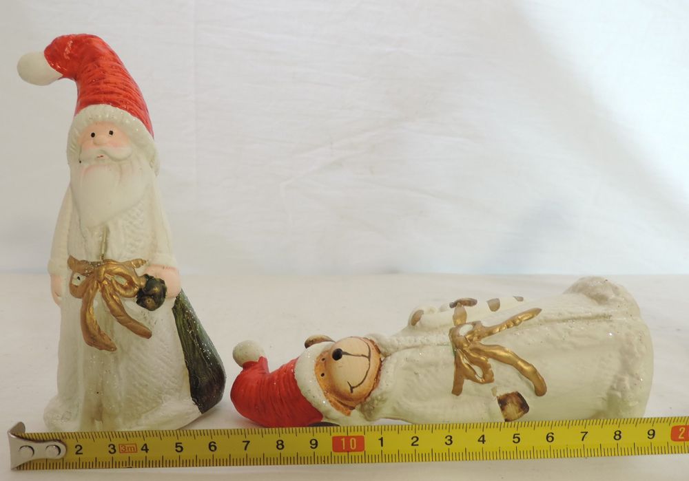 Senneny Hundespielzeug Ohne Füllung – 5-teiliges Set (Rentier, Weihnachtsmann, Etc.), Mit Quietscher & Knisterpapier