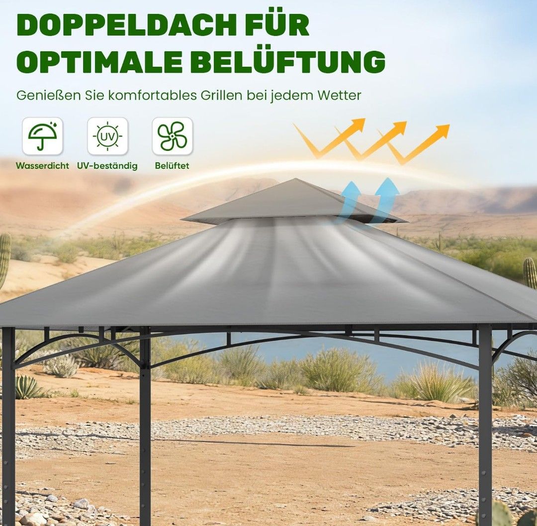 Altro per Eventi aziendali & Feste: Grillpavillon mit Sonnenschutz – Nuovo e nell'imballaggio originale da Rapperswil /Be venduto da HS-Racing 4