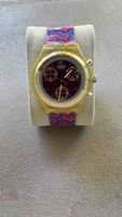 Chronograph Armbanduhr Swatch bunt gebraucht