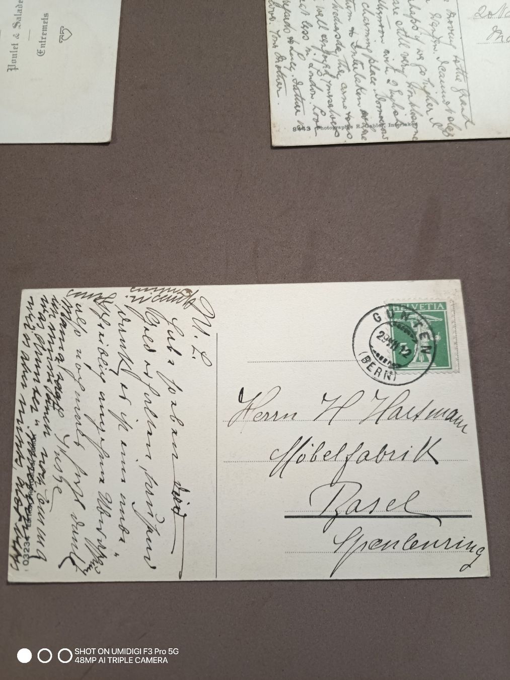 Cartoline postali: 3 Ansichtskarten Schweiz See Berge Berner Oberland Konvolut  – Usato da Aarwangen venduto da to-hirschi 5