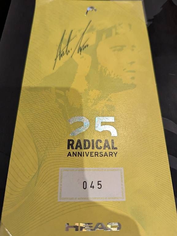 Racchette: HEAD Radical OS 25th Anniversary Limited Edition racket – Usato da St. Gallen venduto da eisor 2