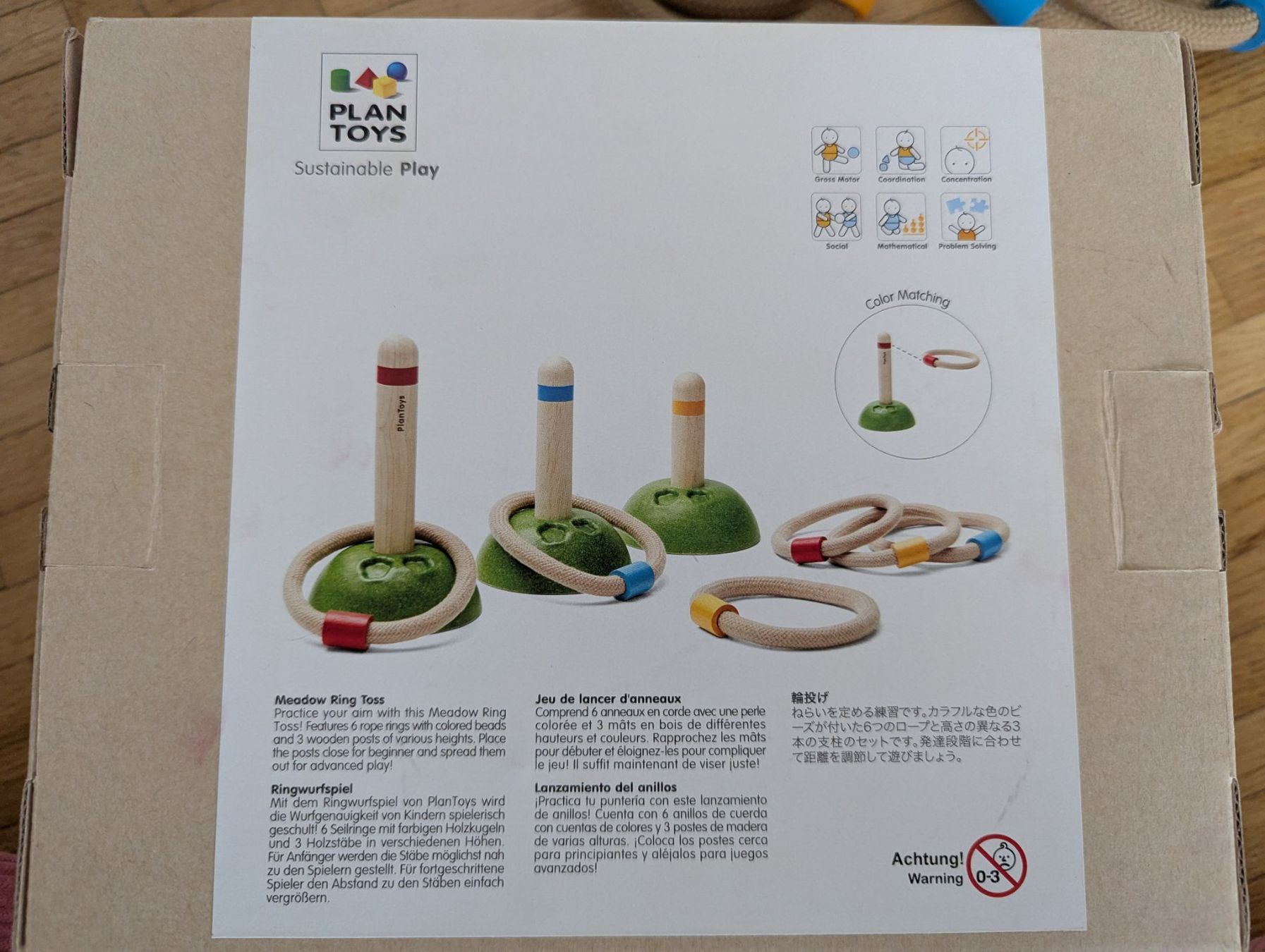 Plantoys Giochi: Ringwurfspiel ab 3 Jahre – Usato da Au ZH venduto da liinaj 2