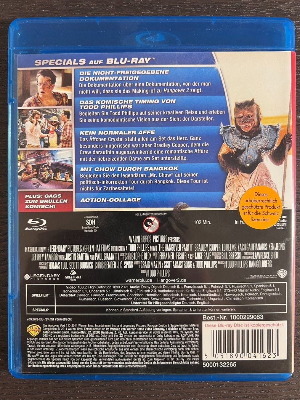 Tutti i DVDs: Hangover 2 – Usato da Zürich venduto da Blu-ray_ZH 1
