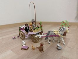 Playmobil Wedding Carriage with horses and figures set