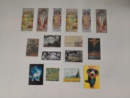 🤩23 STK MALER & BALLETT POSTKARTEN MONET, PICASSO, DALI &CO