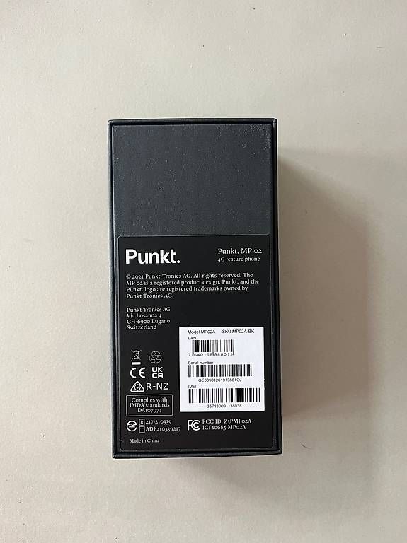 Punkt. Handys / Smartphones: Téléphone Punkt MP02 – Neu und originalverpackt aus Lausanne von SimonDurand 3