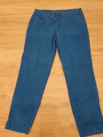 Chino, Gr. 40 in türkis blau