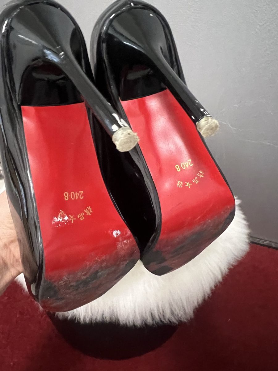 Scarpe da donna: Elegante schwarze Lackleder-Pumps, Grösse 38 – Usato da Dübendorf venduto da Kos12345 3