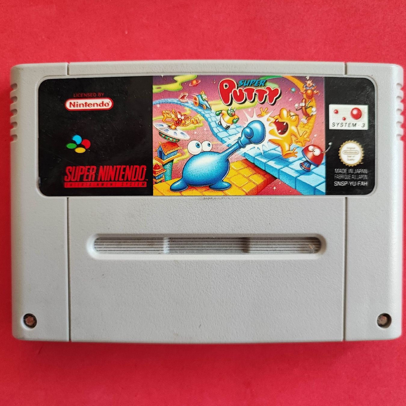 Nintendo Giochi: SUPER PUTTY -  SUPER NINTENDO SPIEL – Usato da Dübendorf venduto da kb86_MOVIE