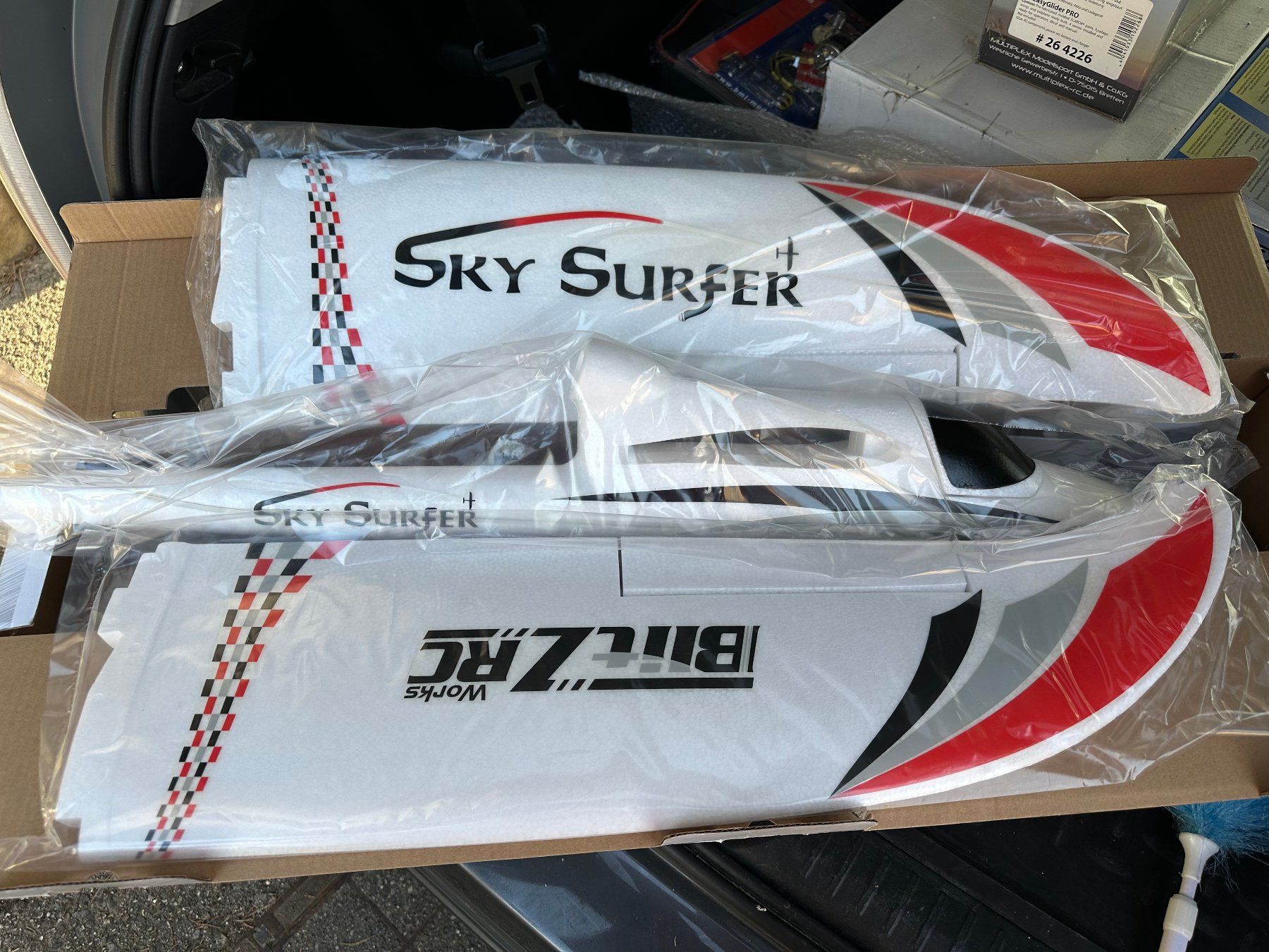 Modellismo RC: Planeur rc sky surfer Blitz rc kit nu – Nuovo e nell'imballaggio originale da Trélex venduto da Arnaudyak 1