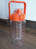Bouteille d'eau grande capacité orange NEUVE 1.5L