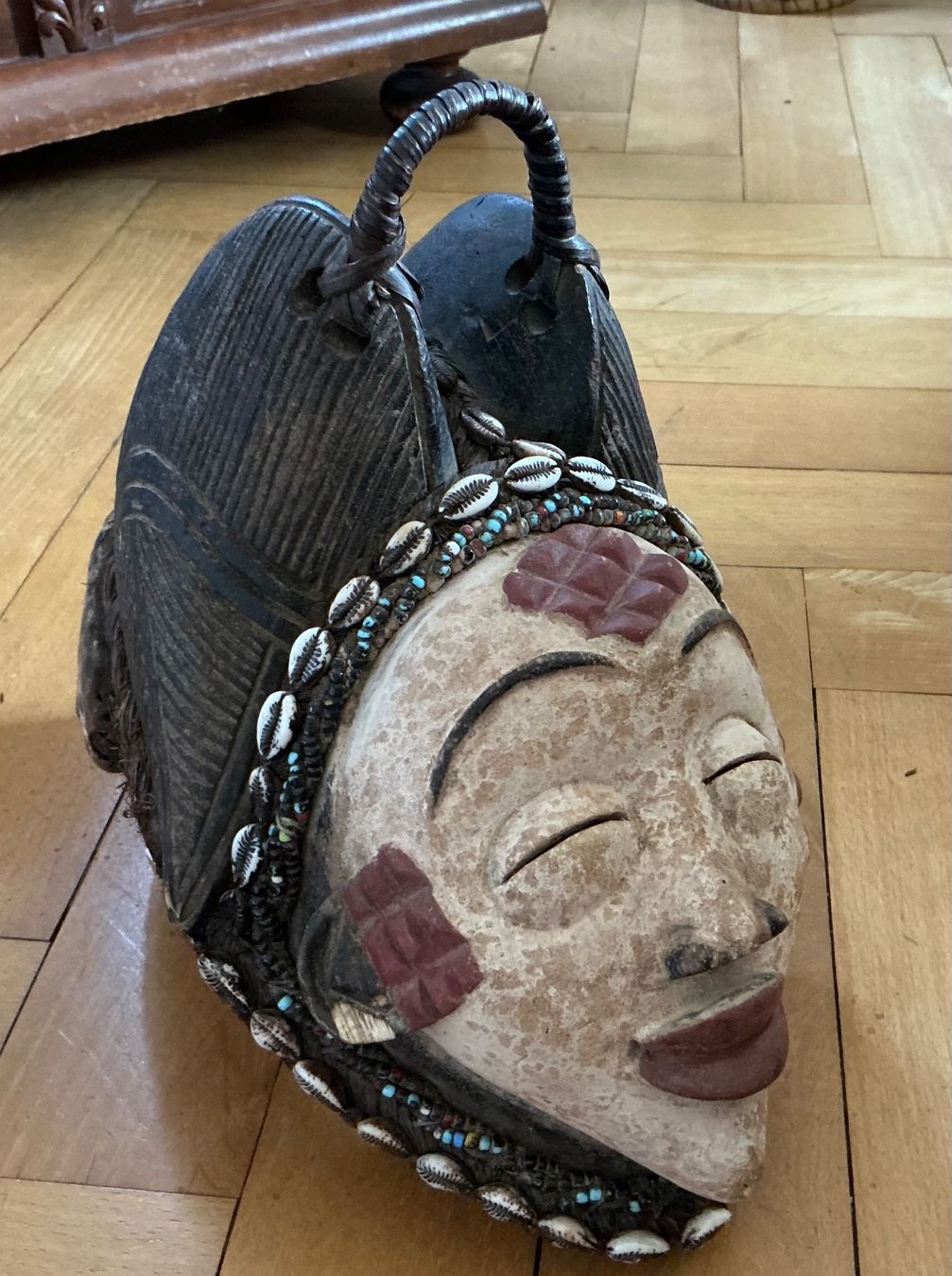 Internationale Kunst: Punu-Maske aus Gabun – Gebraucht aus Pieterlen von LM1446