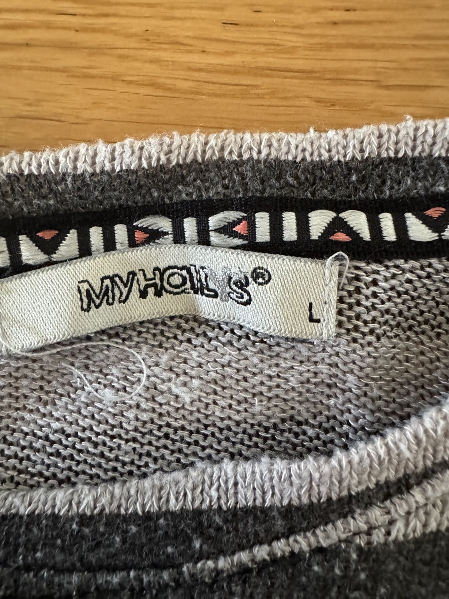 Maglioni & Felpe: Chicorée Gestreiftes Longsleeve Grau Schwarz Gr. L – Nuovo (secondo la descrizione) da Weisslingen venduto da lar_r9qr 1