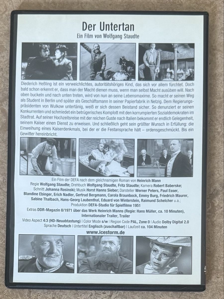 Tous les DVDs: DER UNTERTAN  – Neuf (Voir description) à Dietikon par AndreaSch01 1