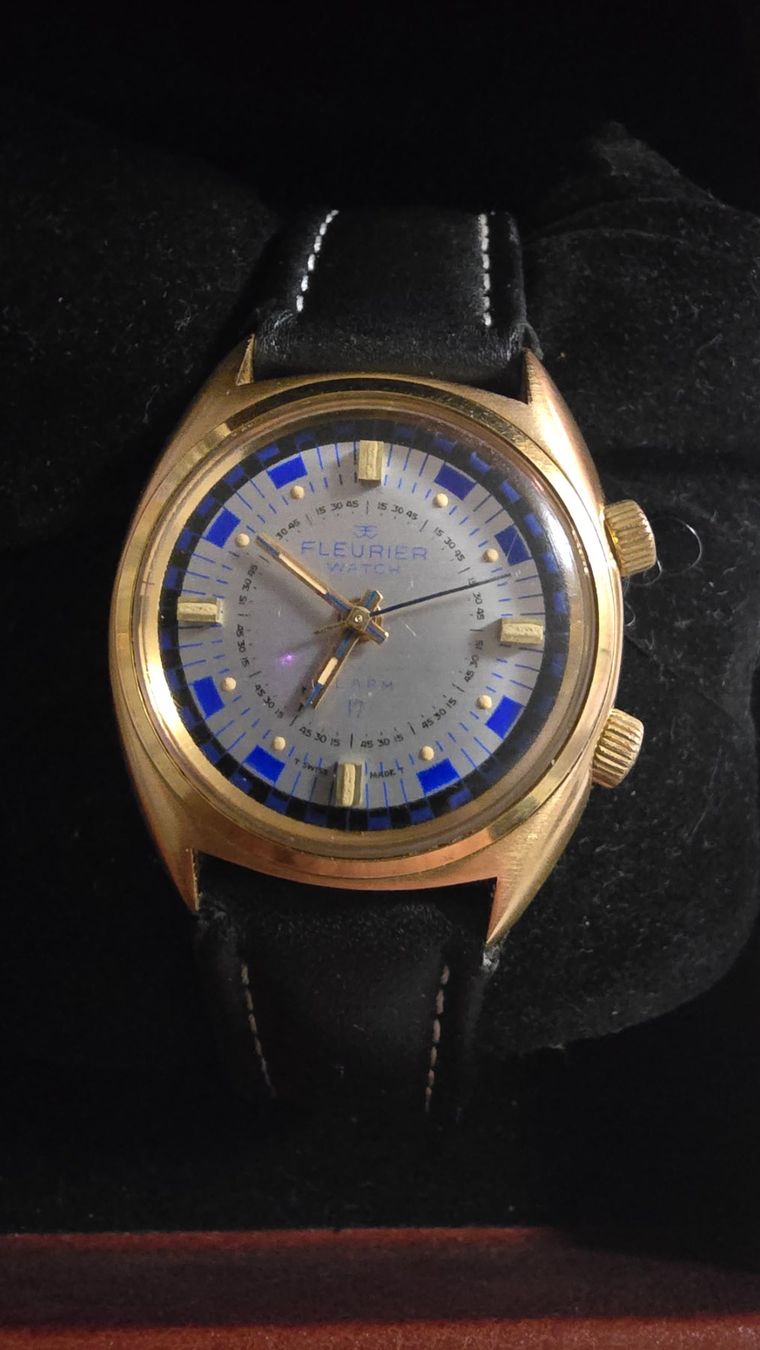 Swiss Orologi: Montre homme ALARME FLEURIER – Usato da Geneve venduto da Durmo1976 1