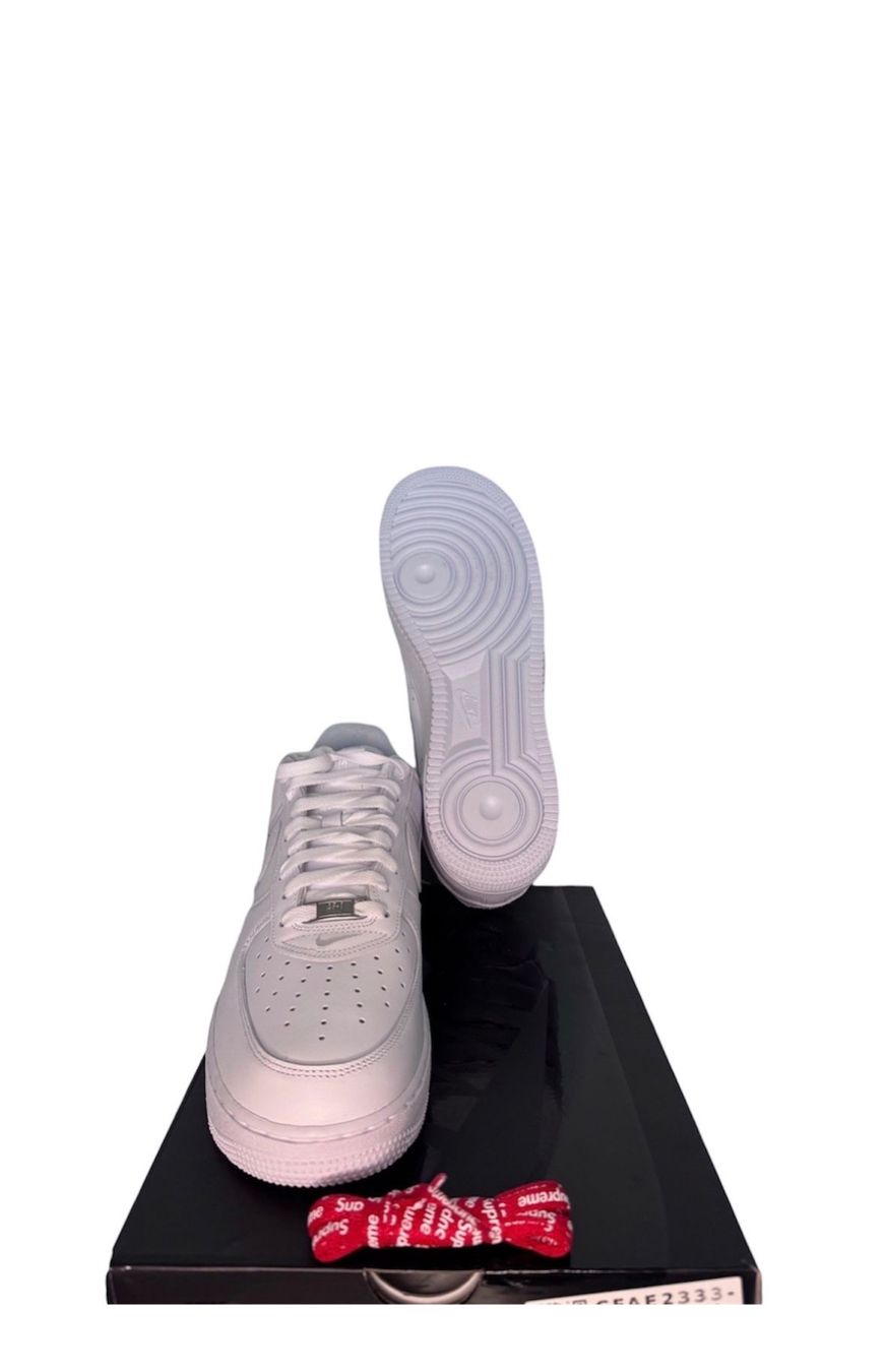 Nike Scarpe da uomo: Nike Air Force 1 White Supreme – Nuovo e nell'imballaggio originale da Reutigen venduto da Adweng 4