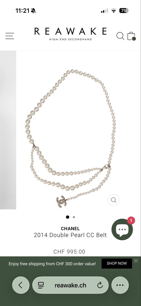 Chanel Cinture: Chanel pearls belt – Nuovo (secondo la descrizione) da St. Gallen venduto da ott_f827 6
