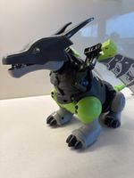 Roboter Drache elektronisch grün grau gebrauchter Zustand