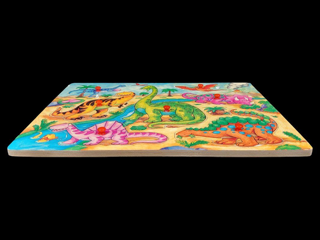 Puzzle: Dinosaurier Holz-Steckpuzzle – Usato da Hünenberg venduto da Restwert_Zug 3