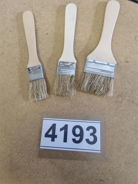 QWORK 5-teiliges Pinsel-Set Mit Farbdosenöffner - Malerpinsel Für DIY Projekte