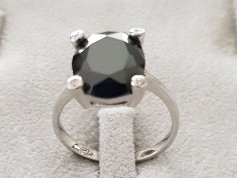 Anelli: Silber 925 Onyx Ring - Neu – Nuovo e nell'imballaggio originale da Uetikon am See venduto da Coralreef 3