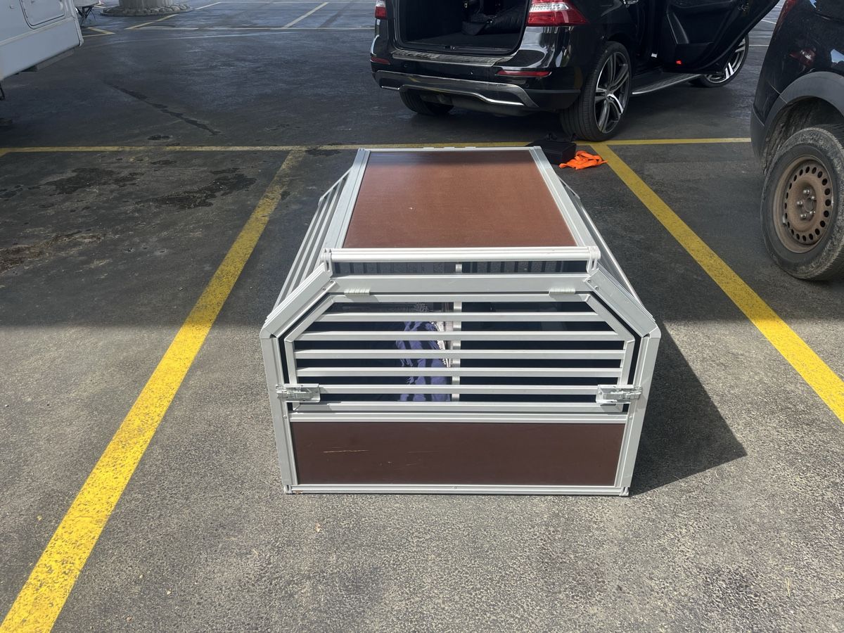 Gabbie, trasporto & Sicurezza: Doppelhundebox Schmidt – Usato da Wiler b. Seedorf venduto da Ammonitlein 1