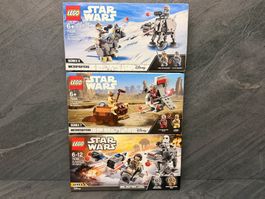 LEGO Star Wars 3er Bundle 75195 75265 75298 SEALED
