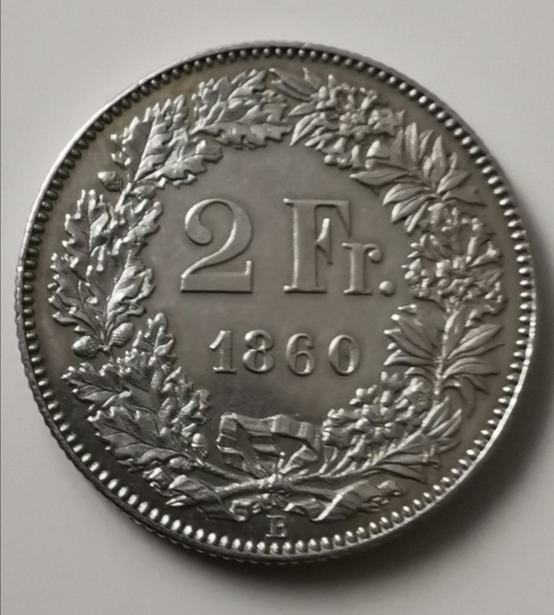 Tutti le monete: 2 Franken 1860 Silber TOP – Usato da Zürich venduto da turbopuz