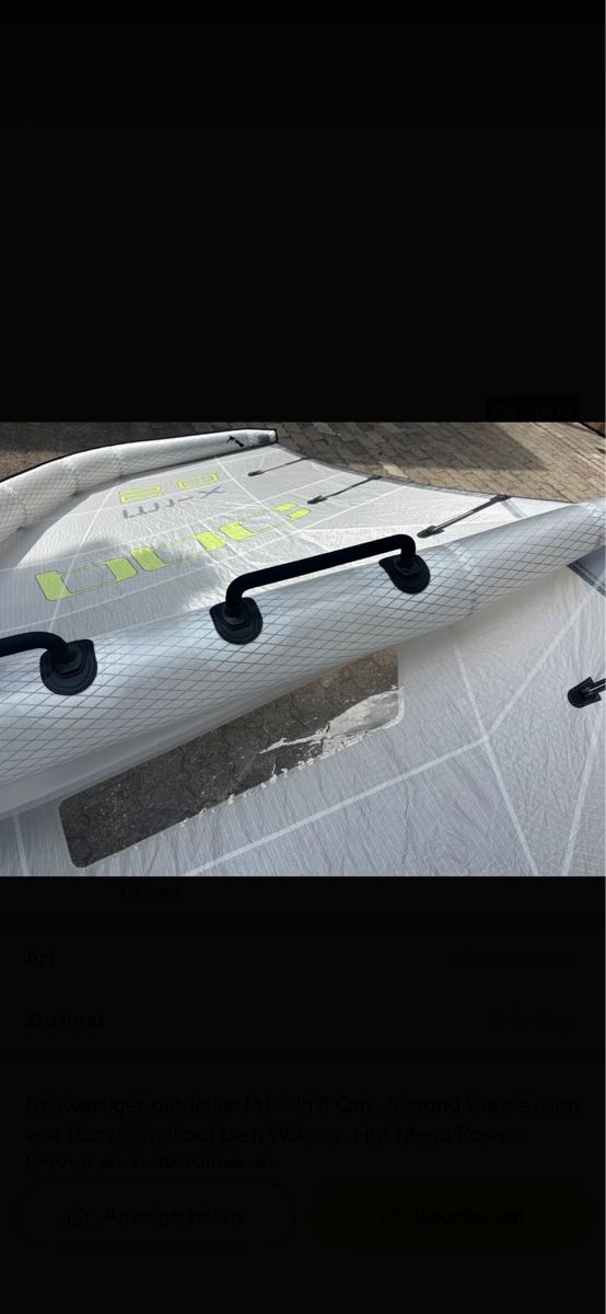 Duotone Surfen: PPC Wing M1 X 5m2 – Gebraucht aus La Punt Chamues-ch von Robin.Hofer 7
